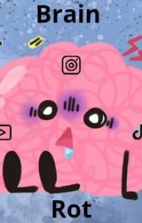 brain rot akibat scroll tiktok berlebihan seseorang kecanduan media sosial