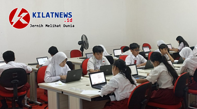 siswa SD mengerjakan soal TKA numerasi matematika