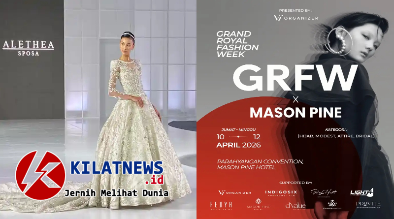 Peragaan busana Grand Royal Fashion Week di Mason Pine Hotel Bandung